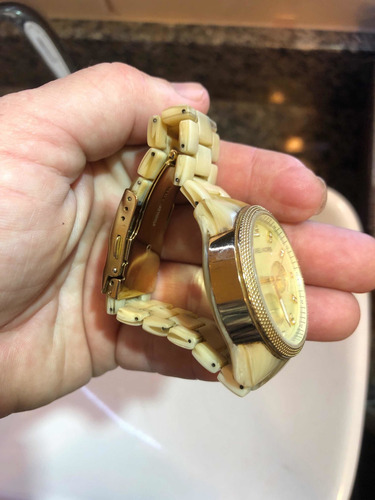 Relógio Michael Kors Mk5039 Marfim Madreperola