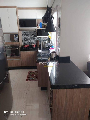 Imagem 5 de 12 de Cobertura Com 2 Dormitórios À Venda, 104 M² Por R$ 490.000,00 - Campestre - Santo André/sp - Co0481