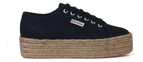 Tenis Plataforma Azules 2790 Rope Mujer Superga Superga