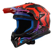Comprar Cascos De Motos Cross Ls2 Mx708 Fast Rojo  Hro\u002Fls2\u002Fmt\u002Fairoh
