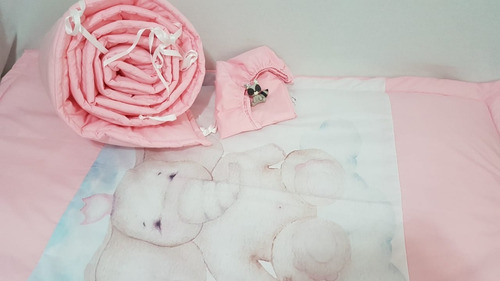 Chichoneras Completa Reversible Con Acolchado Y Sabana