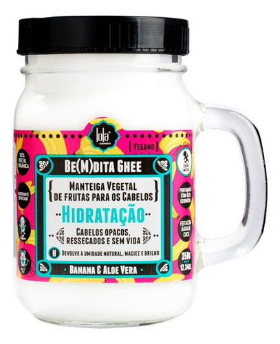Lola Bemdita Ghee Mascara Hidratante Vegetal Pelo 350gr 3c