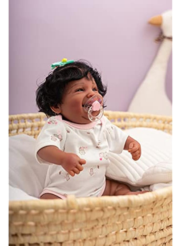 Wamdoll 49cm So Truly Sweet Happy African American Newborn P