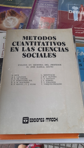 Métodos Cuantitativos En Las Ciencias Sociales Macchi