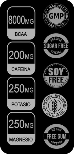 Imagen 2 de 4 de Amino Acid Bcca 8000 Cafeina 420gr 30serv Nt Nutrition