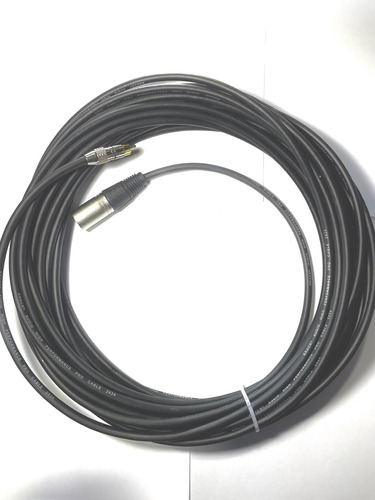 Cable De Rca A Xlr Cannon Macho De 30 Metros