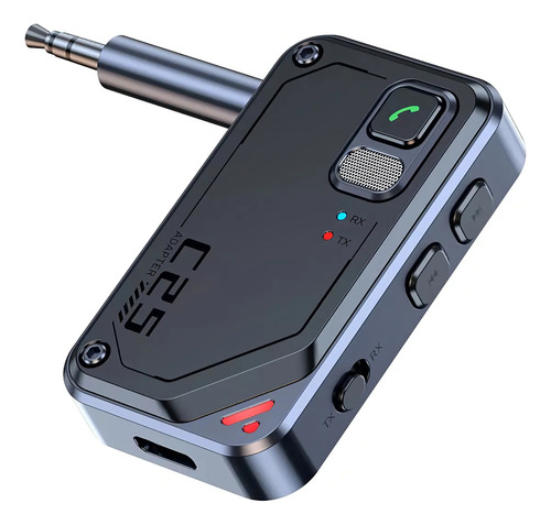 Transmisor Y Receptor Auxiliar Bluetooth 5.3 Para Automóvile