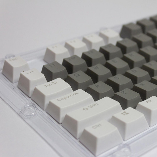 Imagen 3 de 3 de Keycaps Set Color Blanco + Gris
