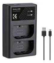 Comprar Cargador Dual Rápido K&f Concept Para Baterías Canon Lp-e6nh
