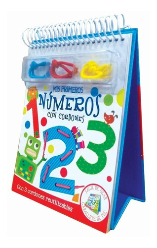 Libro Mis Primeros Numeros Con Cordones 