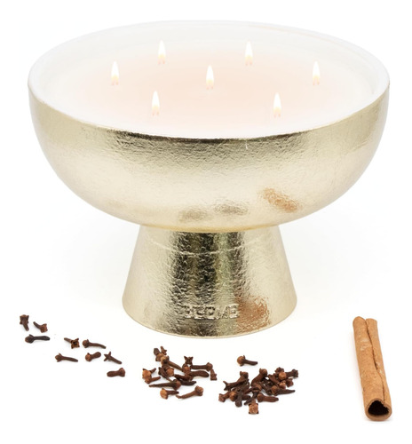 Blueme Gold Holiday Wellness Vela Recargable | Cheer-pomgran
