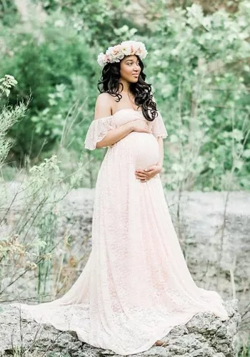 Vestido De Encaje Cuello Bote Civil | Cuotas sin interés