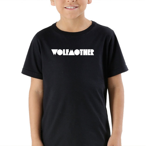 Camiseta Infantil Wolfmother 100% Algodão