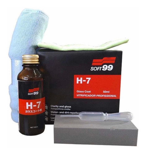 H7 Vitrificador Pintura Soft99 Glass Coating 3 Anos 50ml