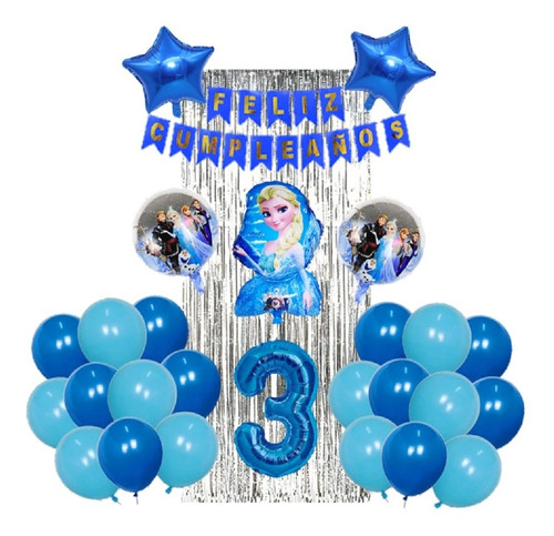 Set De Globos Frozen Disney