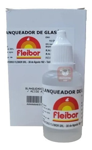 Blanqueador Acidulante Para Glace X 30cc Reposteria Belgrano