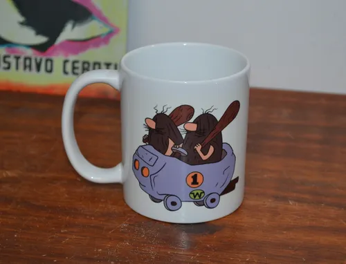 Tazas Sublimadas - Los Autos Locos - Penelope - Los Macana