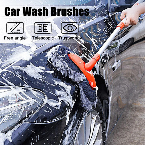 A Cepillo De Lavado De Coches Con Mango Largo, Kits De
