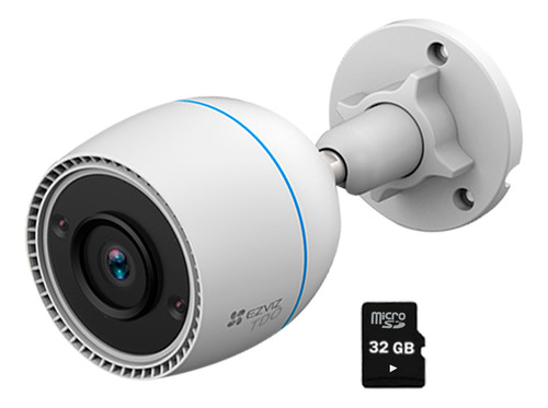 Ezviz Cámara Wifi Inalámbrica Exterior C3tn Sd 32gb Full Hd