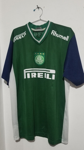 Camiseta Palmeiras Rhumell Original 1995entrenamiento Escasa