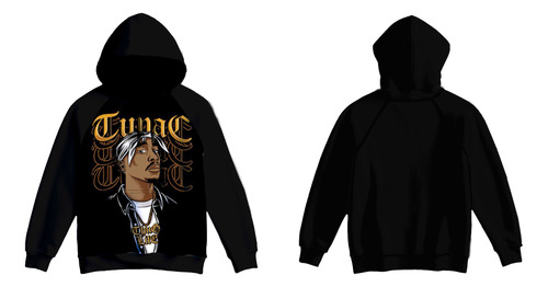 Moletom Personalizado Hip Hop Rap Tupac Shakur 2pac
