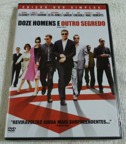Dvd Doze Homens E Outro Segredo Brad Pitt Original Lacrado