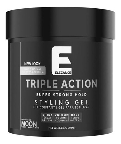 Gel Capilar Elegance Triple Acción Moon Fijación Fuerte 250m