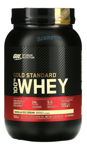 Imagen 1 de 9 de 100 % Whey Gold Standar X 2 Lbs On - Proteína