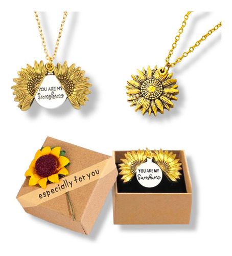 Collar Flor Girasol  You Are My Sunshine  