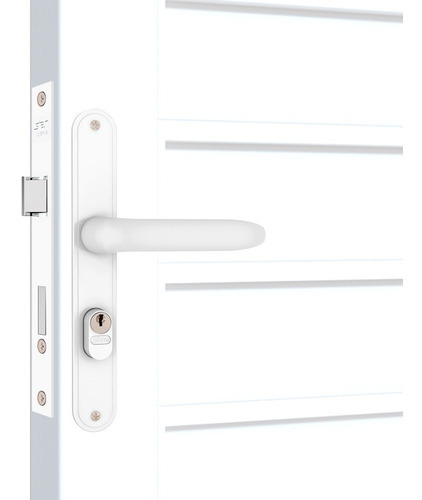 Fechadura Porta Alumínio Stam Externo 601-602/11 - Branco