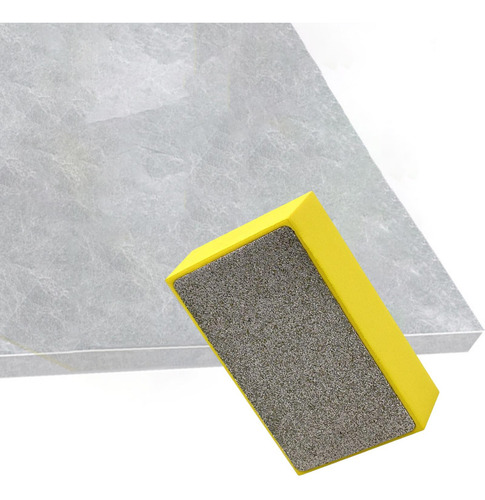Almohadilla De Pulido Manual De Diamante Espuma Amarillo