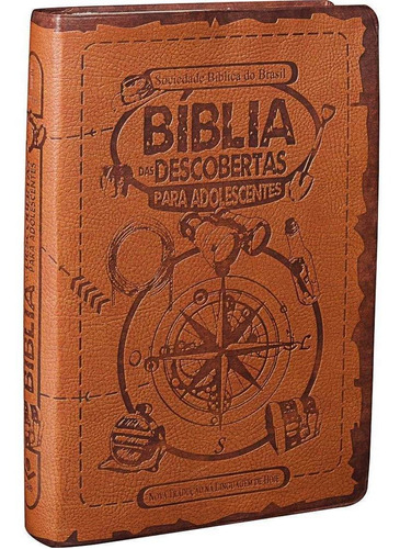 Biblia Das Descobertas Luxo Marron Ntlh Estudos Para Jovens