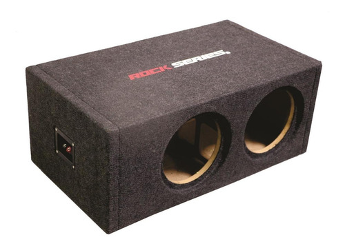 Imagen 2 de 5 de Cajon Porteado Para Dos Subwoofer De 8 Pulgadas 2x8