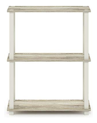 Furinno Turn-s-tube 3-tier Compact Multipurpose Shelf Displa