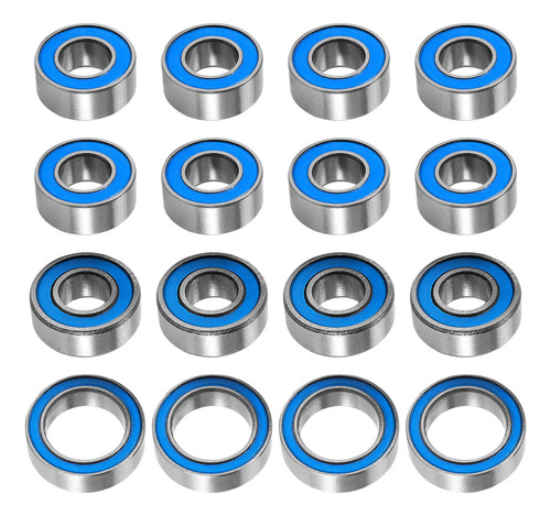 Kit De Rodamientos Sellados De Goma De 16 Piezas Para Tt02 T