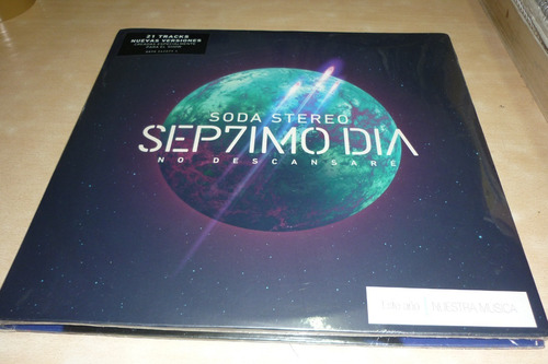 Soda Stereo Septimo Dia Vinilo Doble Nuevo