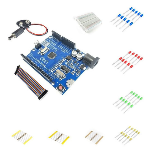 Kit Robotica Para Arduino Uno Eletrônica Conhecimento