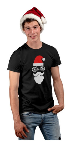 Adornos Navideños Santa Claus Playera Caballero Disponible 