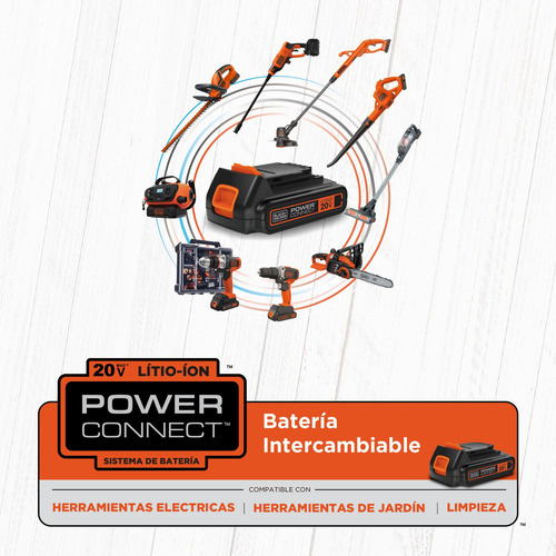 Imagen 8 de 11 de Cortasetos Inalámbrico 22'' Black+decker Lht2220-b3
