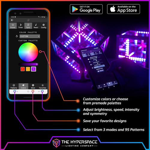 Hypercube Nano Infinity Cube - Luz Led Con Soporte