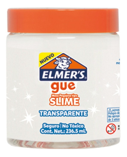 Imagen 1 de 1 de Elmers Gue Masa Pegajosa Tipo Slime Color Transparente