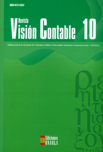 Libro Fisico Nuevo Y Original Revista Visión Contable No 10