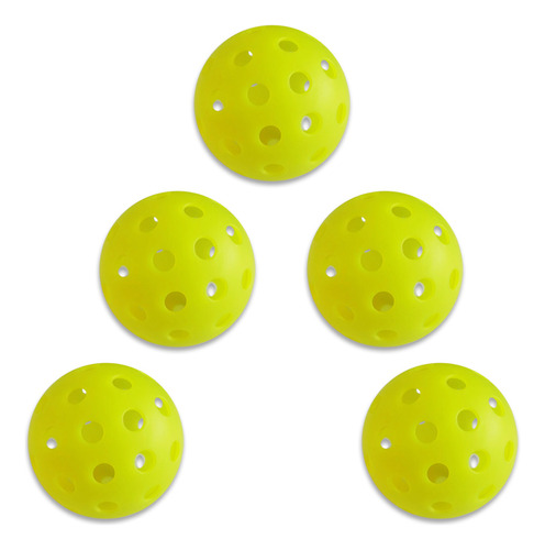 Paquete De Pelotas Pickleball Outdoor De 74 Mm Para Interior