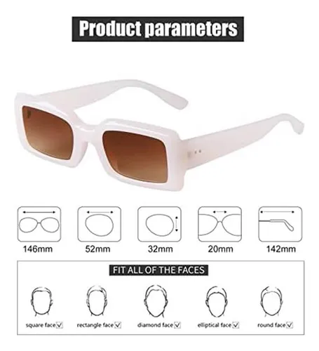 Sorvino, Gafas De Sol Rectangulares De Moda De Los Años 90