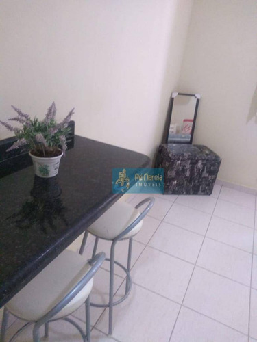 Imagem 1 de 10 de Kitnet Com 1 Dormitório À Venda, 27 M² Por R$ 108.000 - Ocian - Praia Grande/sp - Kn0087