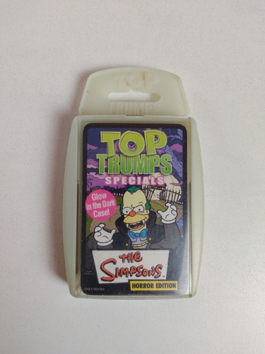 Super Trunfo Top Trumps Simpsons Horror - Importado