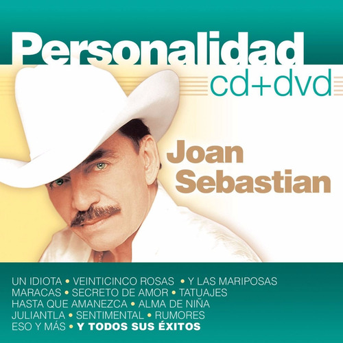 Personalidad Joan Sebastian Disco Cd + Dvd