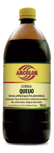 Essência Alimentícia Queijo 960ml  Arcolor Promoção