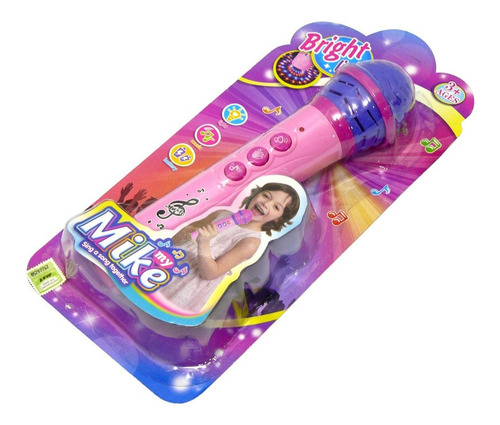 Micrófono Infantil Con Luz Y Sonido