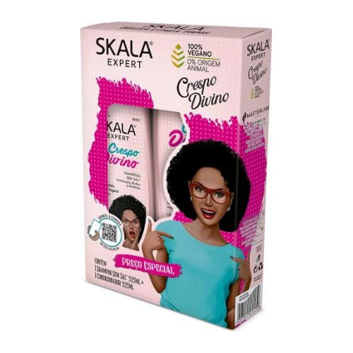 Shampoo E Condicionador Crespo Divino Skala 100%vegano 650ml
